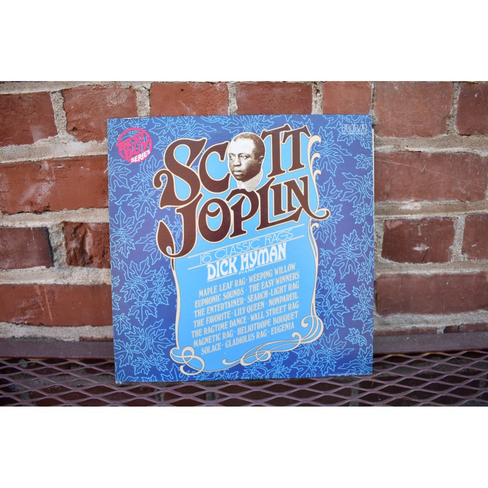 Scott Joplin 16 Classic Rags Dick Hyman 1976 Vinyl LP RCA AGL1-3651 Ragtime Jazz
